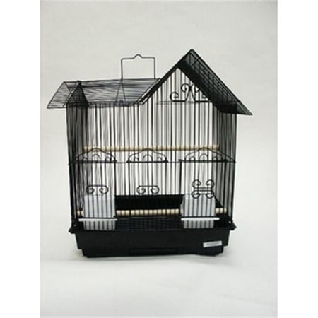 YML Villa Top Bird Cage in Black