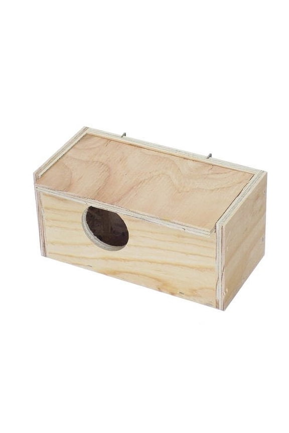 YML WNB5 Assembled Wooden Nest Box for Outside Mount with Dowel, Large