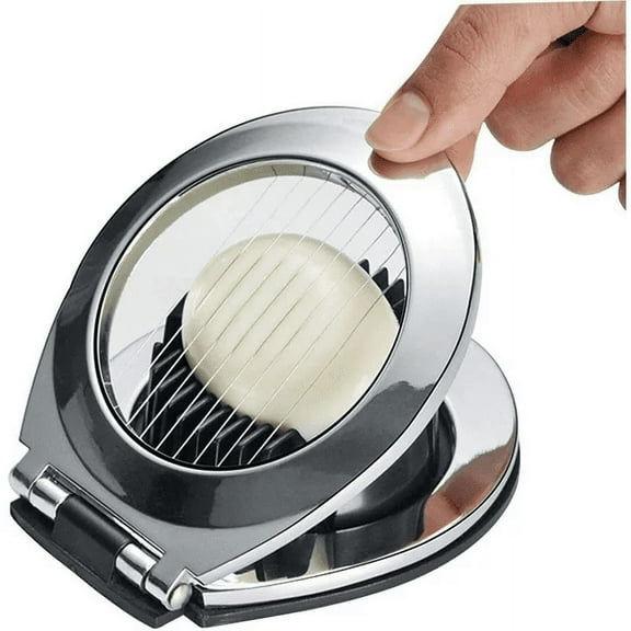 YMMIND Multi Function Stainless Steel Egg Slicer for Hard Boiled Eggs Dishwasher Safe Heavy Duty Egg Cutter Kitchen Helper