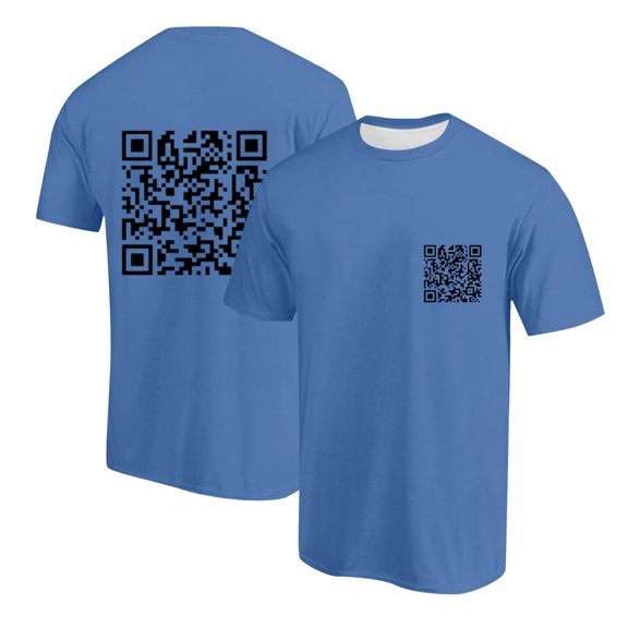 YMNXA Mens T Shirts Short Sleeved Round Neck Printing Comfortable Breathable Top For Daily Wear And Outings Light Blue L