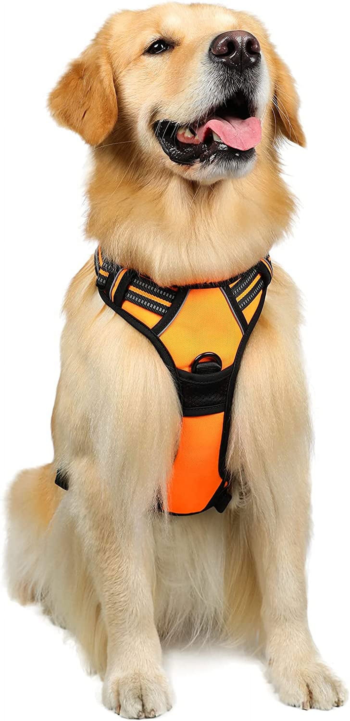 No-Pull Front Clip Dog Harness – Soft Plush Padded, Reflective, Adjustable S/M/L