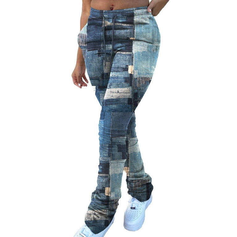 Stacked sweatpants bootcut hotsell