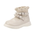 thumbnail image 1 of YMUQEIGH Boy's Girl's Winter Snow Boots Waterproof Kids Hiking Boots Cold Weather Outdoor Fur Lined Warm Walking Boot Shoes, 1 of 6