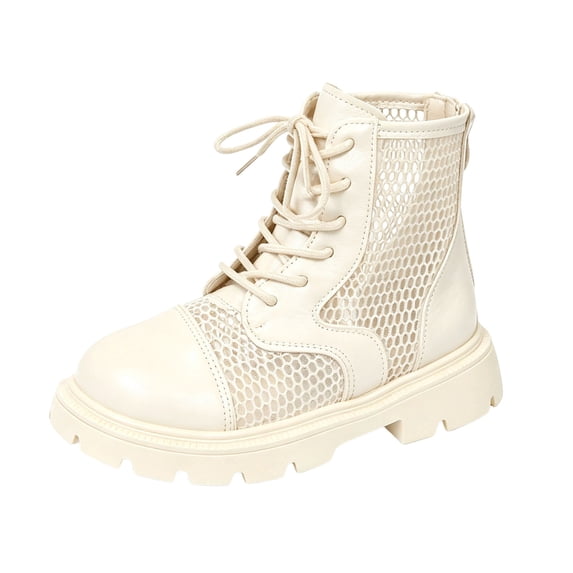 YMUQEIGH Children's Boots Kids Girls' Boots Outdoor Lace Up Boots Ankle Boots Short Toddler/Little Kids Boots Boys' boots