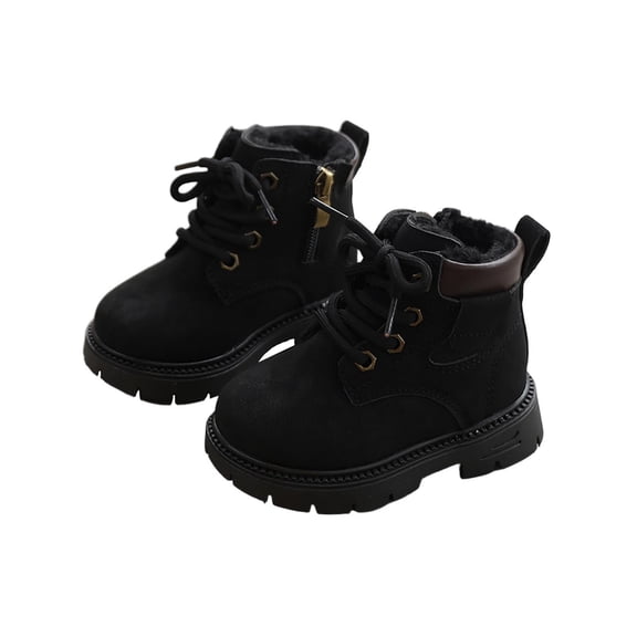 YMUQEIGH Children's Boots Kids Girls' Boots Outdoor Lace Up Boots Ankle Boots Short Toddler/Little Kids Boots Boys' boots