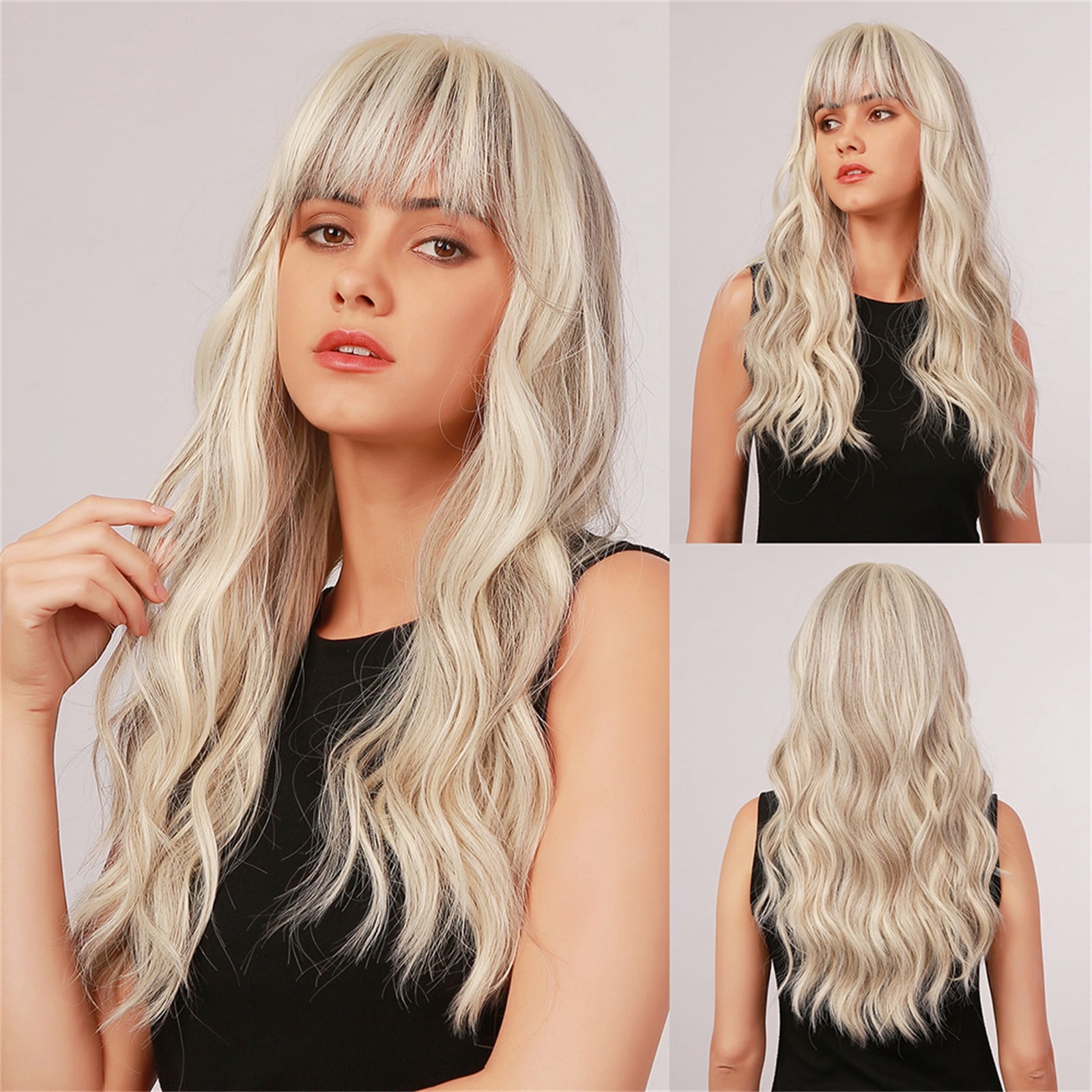 Premium Curly High Temperature Silk Wig for Women