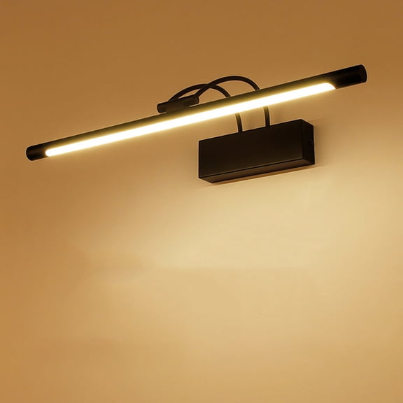 Farmhouse 3-Lights LED Vanity Wall Sconces, Industrial Black Metal ...