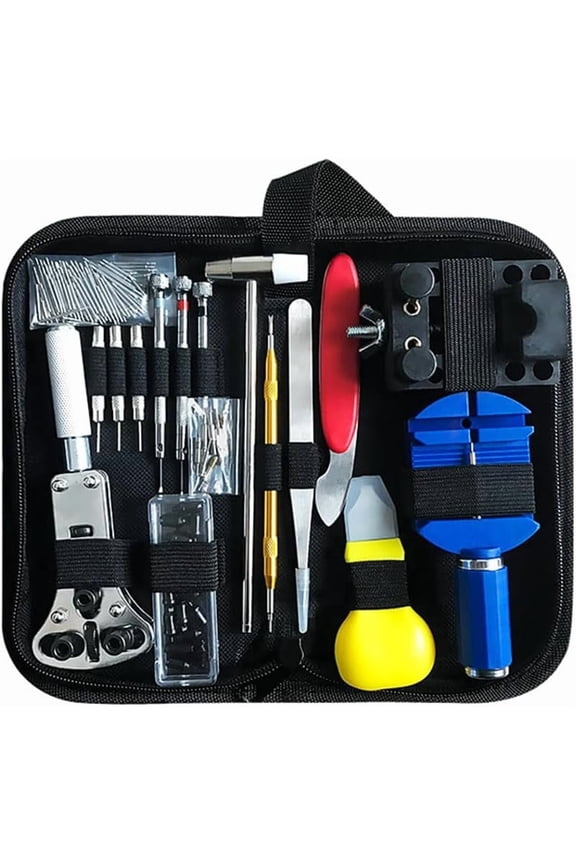 147PCS Professional Watch Repair Kit - Watch Maintenance Tools Set with Back Case Opener & Battery Change Tool for Watchmakers & DIY