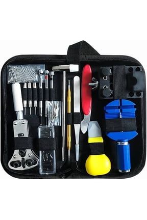 147PCS Professional Watch Repair Kit - Watch Maintenance Tools Set with Back Case Opener & Battery Change Tool for Watchmakers & DIY