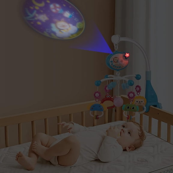 YMWVH Baby Toy Pendant,Baby Mobile for Crib Toys with Music and Lights, Baby Crib Mobile for Infants 0-6 Months