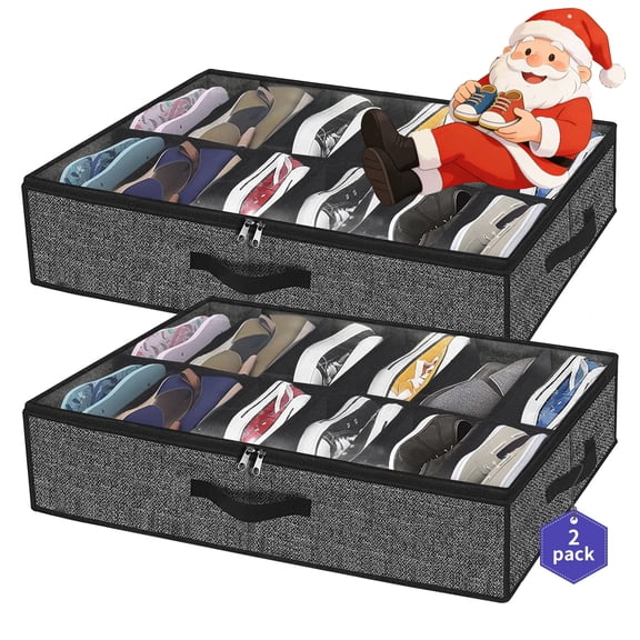 Sjor Racj Underbed Shoe Organizer Storage Solutions