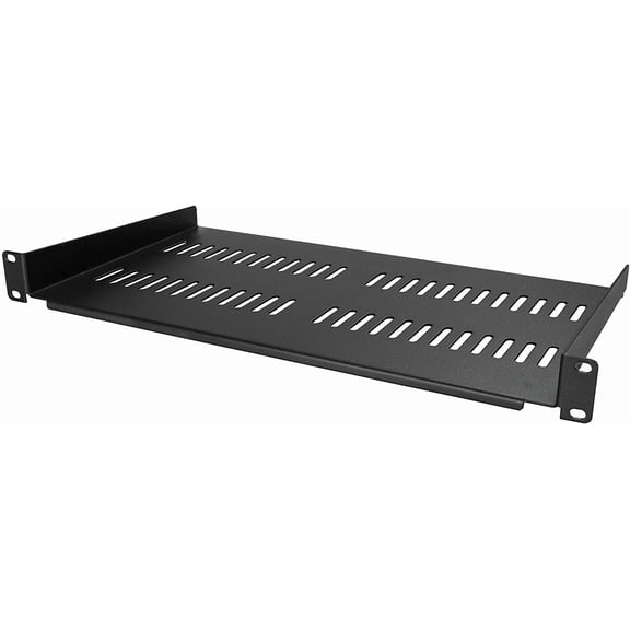 YN  1U Server Rack Shelf - Vented Rack Mount Cantilever Tray for 19" Network Rack & Cabinet, 44lb/20kg, 10" Deep
