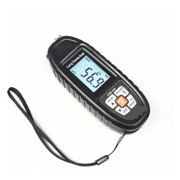 YNB-220/220B/220U Film Thickness Meter Car Paint Tester Coating Thickness Gauge With Backlight LED/UV Flashlight ,Multifunctional