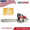 thumbnail image 1 of YNCE 20" Gas Chainsaw 58cc 2-Stroke Gas Powered Chainsaws, Cordless Chain Saw with Loop Handle for Wood Cutting and Tree Trimming, Low Emissions & Easy Maintenance, 1 of 10