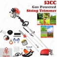 thumbnail image 1 of YNCE 2025 New Gas Weed Wacker, 52cc 5-in-1 Gas Weed Eater, String Trimmer, Hedge Trimmer, Pole Chainsaw with Extension Pole,Brush Cutter, Multi Functional Trimming Tools for Home Yard Garden, 1 of 11