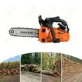 thumbnail image 1 of YNCE 25.4CC Gas Powered Chainsaw 12 Inch, Lightweight Top Handle Handheld Chainsaw with Quenched Chain, Auto Lubrication, Safety Lock & Quick Stop for Tree Wood Cutting, 1 of 10