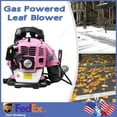 thumbnail image 1 of YNCE 52CC Gas Backpack Leaf Blower 2 Cycle Enginee 550CFM 200MPH Ergonomic Harness System Low Vibration and Cruise Control Powerful Gas Blowers for Lawn Yard Care-Gifts for Dad (Pink), 1 of 10