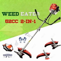 YNCE 52cc Gas Grass Trimmer, 2 in 1 Petrol Weed Eater, 2-Stroke Weed Whacker Cordless, Backpack Brush Trimmer Garden Tools