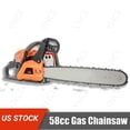thumbnail image 1 of YNCE 58 cc Gas Powered Chainsaw, 20 in Quick-Switch Bars – 550 ml Fuel Tanks, Automatic Chain Oiler, Centrifugal Air Filter, Quick Start, Inertial Chain Brake, 1 of 8