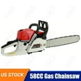 thumbnail image 1 of YNCE 58CC Gas Chainsaw 20 Inch Bar - 3.2HP 2-Cycle Gas Chain Saw with Easy Start, Anti-Vibration for Forest Logging, Wood, Orchards and Ranches Cutting Use, 1 of 10