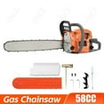 thumbnail image 1 of YNCE 58cc Gas Chainsaw, 2.7-HP, 20 Inch Chain Saw, Gas Powered Chainsaws, 2-Stroke Gasoline Power Chain Saws with Automatic Oiler for Wood Cutting, Easy-Start, 1 of 8