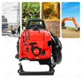 thumbnail image 1 of YNCE 75.6CC Backpack Gas Leaf Blower, 4 Cycle Gas Powered Backpack Blower with Fuel Tank, 900 CFM Air Volume 210 MPH Speed, Ideal for Lawn Care (Red), 1 of 8
