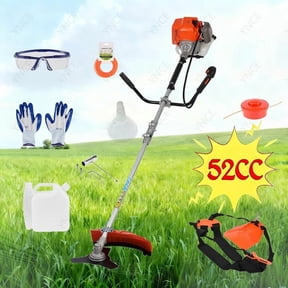 YNCE Gas Powered String Trimmer,52CC 2-Stroke Weed Wacker,2 in 1 Brush Cutter