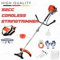 thumbnail image 1 of YNCE Gas Weed Eater, 52CC 2-Stroke Weed Wacker Gas Powered, 2 in 1 Multi-Functional String/Grass Trimmer, Brush Cutter for Gardening Shipping from USA Fast Arrival, 1 of 11