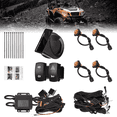 thumbnail image 1 of YNERC UTV Turn Signal Kit  Universal UTV ATV Street Legal Turn Signal with Rocker Switch  110D Horn  Plug and Play Blinker Kit Compatible With Polaris  Can-Am  Kawasaki  Arctic Cat  CFMOTO  Pioneer, 1 of 7
