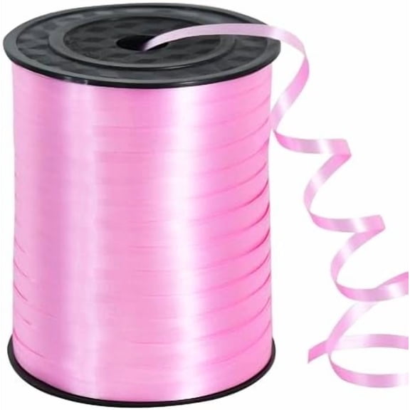 YNGLLC 500 Yards Curling Ribbon-Balloon Ribbon-Balloon String for Art&Craft Decor,Gift Wrapping,Ribbons and Bows for Christmas New Year Birthday Gifts Graduation Supplies (Light Pink)