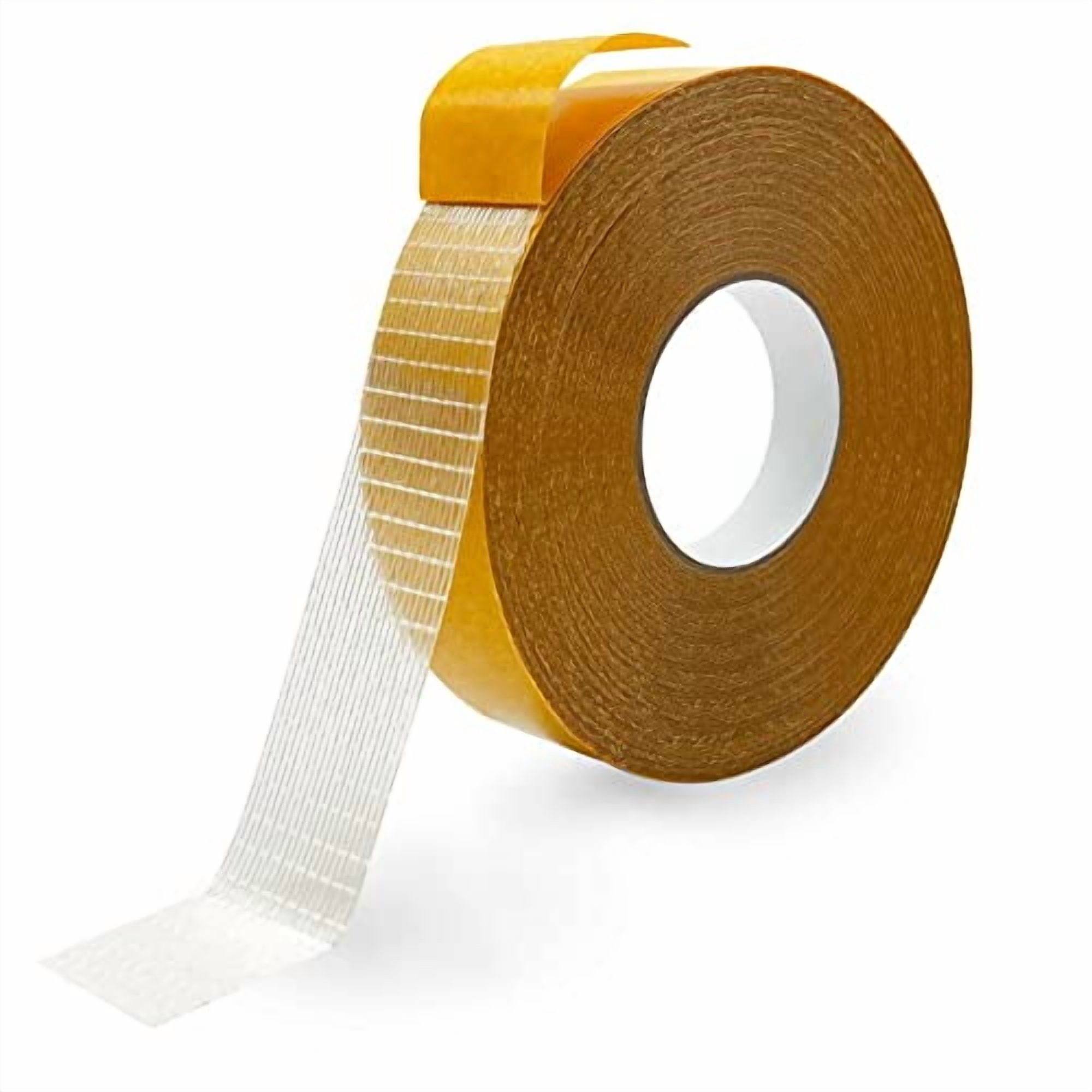 YNGLLC Fabric Tape Multifunctional Double Sided Tape,Clear Tape for Clothes,Double Stick Carpet Tape Heavy Duty 1inchx66FT 20m High Stickness Strong 2 Sided Tape