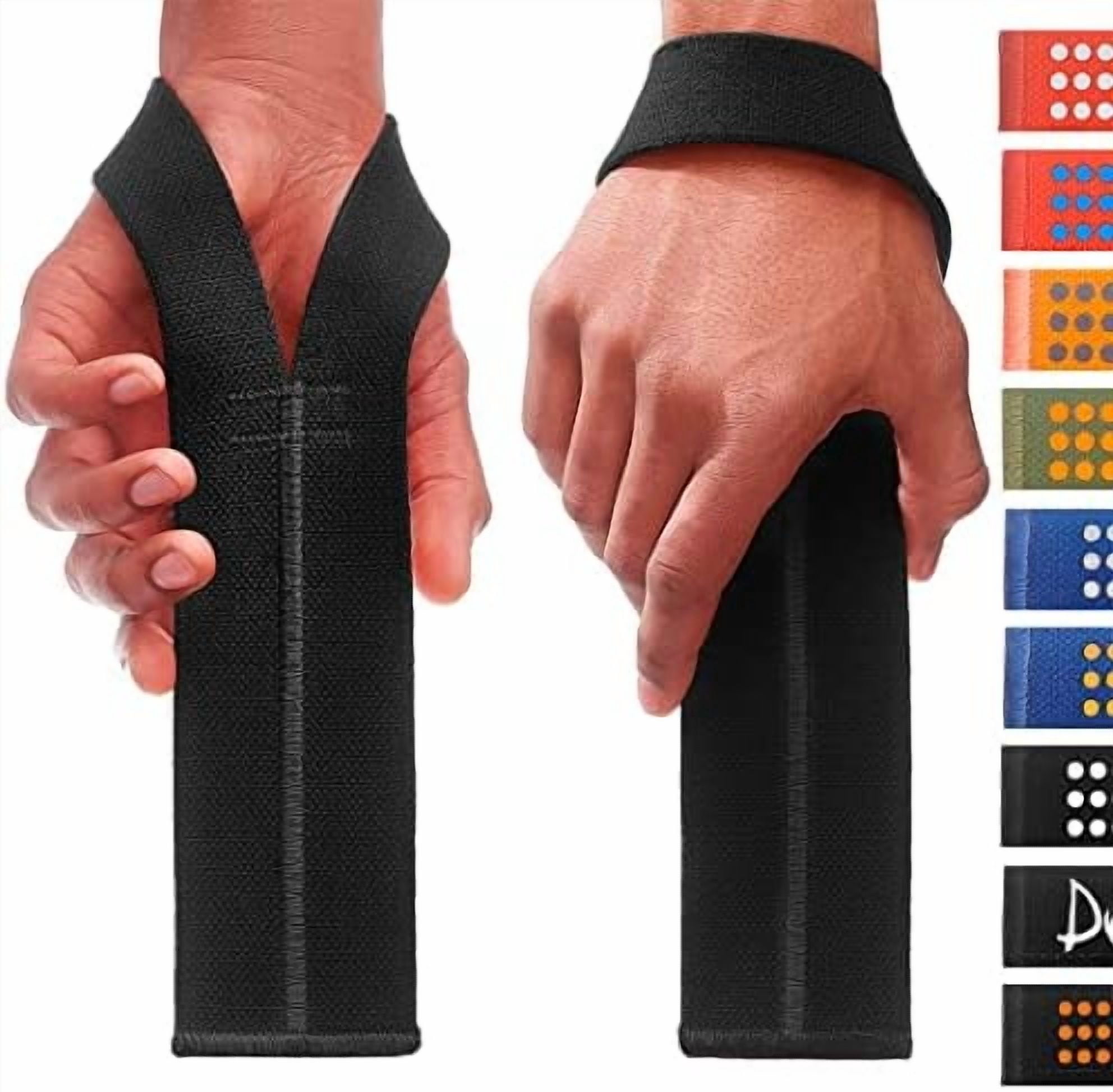 YNGLLC V1 Lifting Wrist Straps for Olympic Weightlifting - Rated at 660 lb - Hand Wraps for Powerlifting, Weight Lifting, Bodybuilding Functional/Cross Training, Deadlift Gym Bar, Cotton