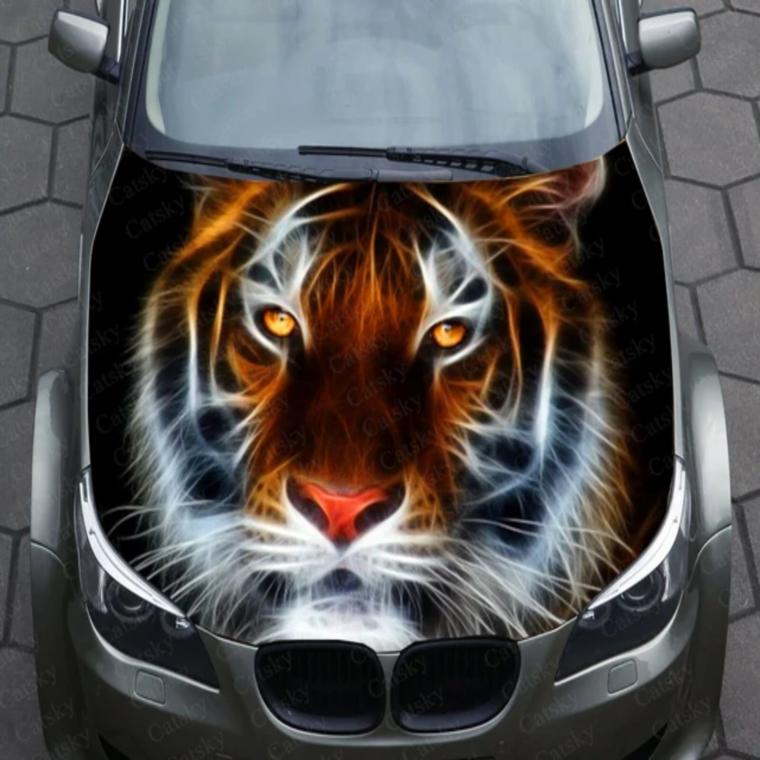 YNGYFE Custom DIY Tiger Car Stickers Vinyl Decals Pack with Colorful ...