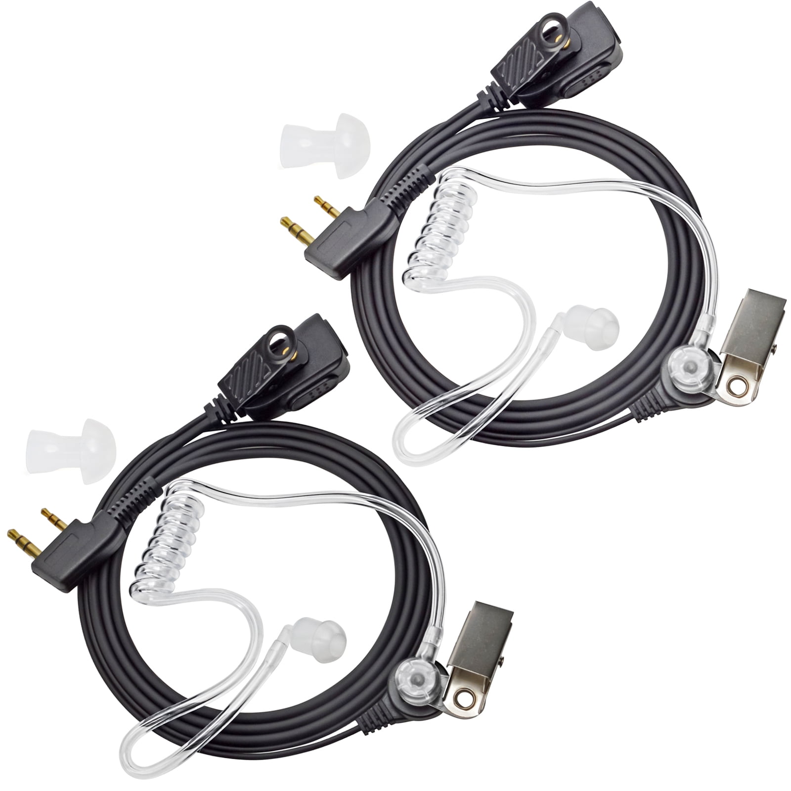 YNIBST Walkie Talkie Radio Earpiece with Mic/PTT for Baofeng UV-5R Kenwood Retevis H-777 RT1 RT21 RT22