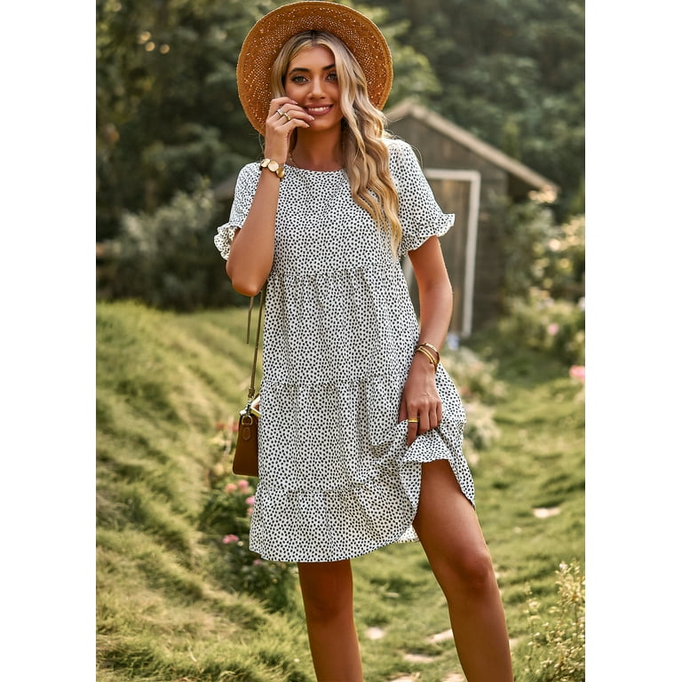 Fashion Elegant Floral Frenulum Square Collar A Line Dresses Fashion Elegant Floral Frenulum Square Collar A Line Dresses