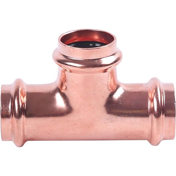 YNTVV-1-inch Copper Press Tee Fitting,No Lead ProPress Copper Pressure Press 3 Way Tee Fittings,ProPress Press Pipe Fitting Connection,Residential,Commercial Plumbing(1)