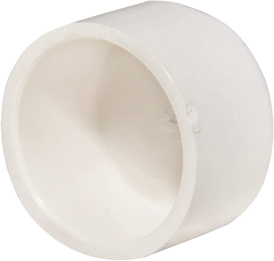 YNTVV-2pcs PVC Pipe End Cap Plug Adapter Pipe Fittings Slip (Socket ...