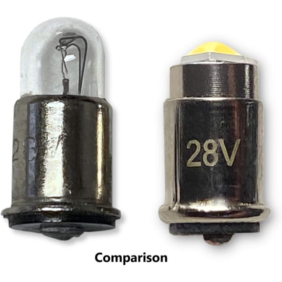 YNTVV-#327 LED Replacement Bulb | 24/28V AC/DC | Dimmable | Replaces Bulb Numbers: #327, 376, 387, 6034, 729, 727, S3368-2, AN3140-327, MS25237-327
