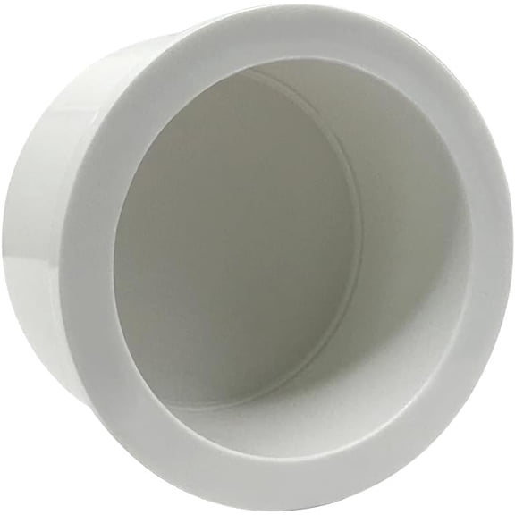 YNTVV-5PCS 1-1/2 Inch PVC Pipe End Cap Plug Adapter Pipe Fittings Slip Schedule(SCH) 40 for DIY Garden Shelf Home Industrial