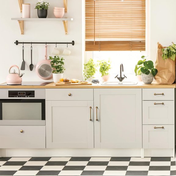 YNTVV-6 Pack Champagne Copper Cabinet Drawer Pulls Kitchen Hardware - 5.04"(128mm) c-c Bar Pull Dresser Handles for Cupboard Bathroom Closet Wardrobe