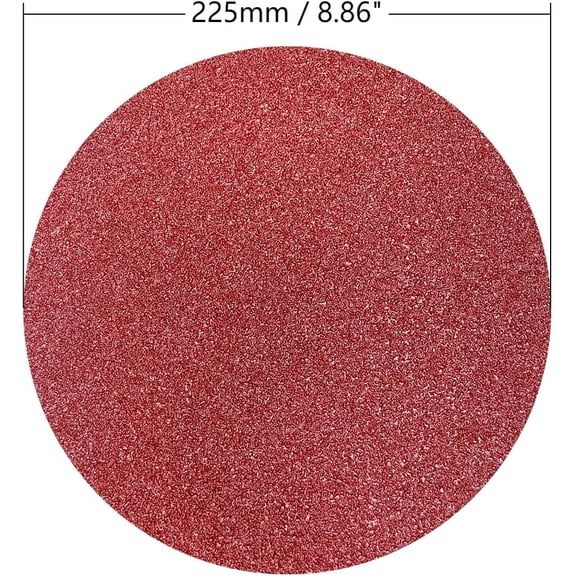 YNTVV-9-Inch PSA Sanding Disc 40 Grit Aluminum Oxide Self Stick Adhesive Round Shape Sanding Paper NO-Hole for Random Orbital Sander and Belt Disc Sander 10PCS
