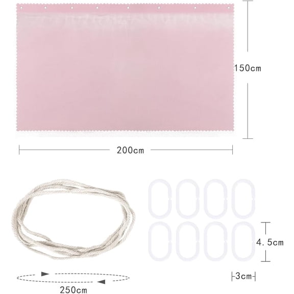 YNTVV-Bottom Bunk Bed Curtains Cloth Privacy Nets Lightproof Dustproof Blackout Bunk Single Sleeper Bed Canopy Breathable Curtain Shading Bedding Junior Students College Home Train Drapery - 1 PCS