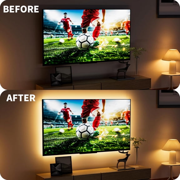 YNTVV-COB LED Strip Light 5V USB 9.84ft/3m 640LEDs 1200lm Dimmable LED Strip Light 3000K Warm White CRI90+ USB TV Backlight,Flexible Under Cabinet Tape Light for Bedroom,Kitchen,Home DIY Lighting