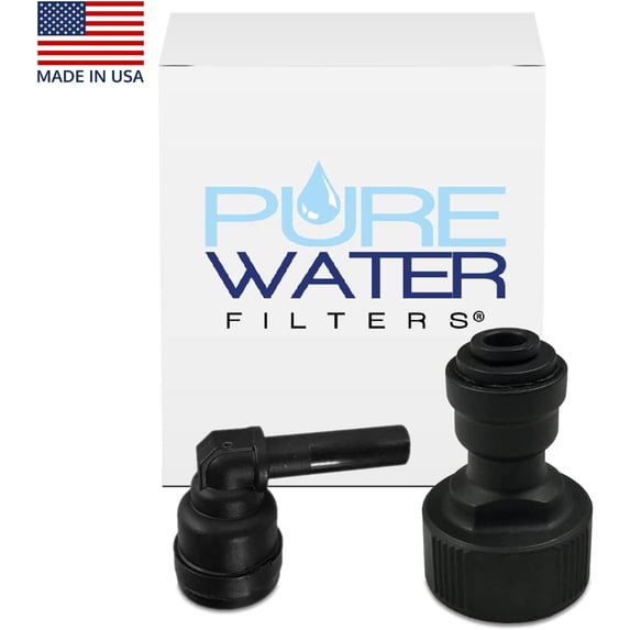YNTVV-- Fitting for Direct Water Line Hookup with Elbow for Keurig Commercial Brewers (B150, B155, K150, K155)