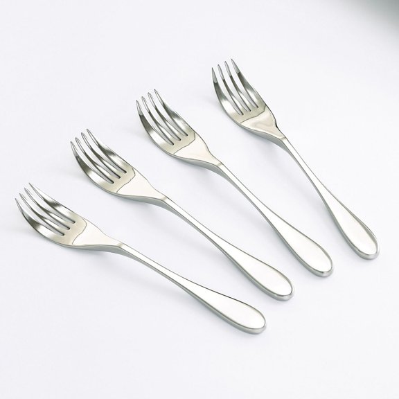 YNTVV-Knork Gloss Forks, Set of 4, Gloss Stainless Steel