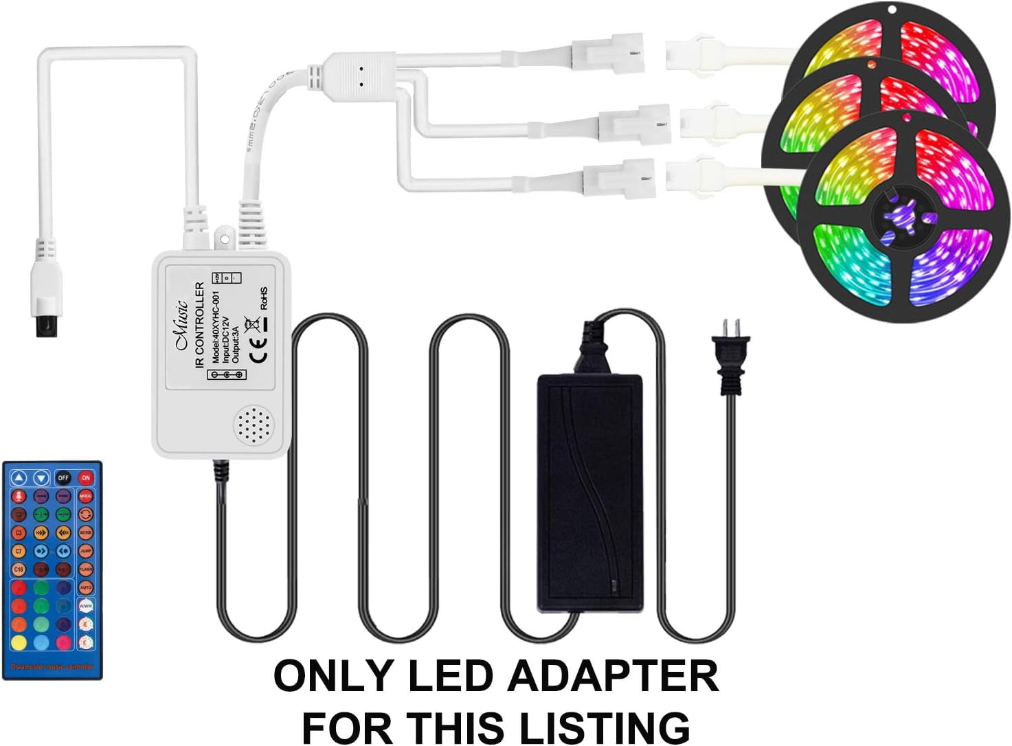 Plug For Led Driver YNTVV-LED Power Supply 24V4Amp, Transformers,LED Adapter, 100-277VAC ...