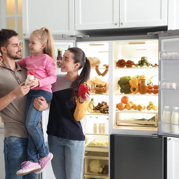 YNTVV-LED Refrigerator Light Bulb 40 Watt Equivalent, 120V Appliance Bulb, Soft White 2700K Fridge Light Bulb, A15 E26 Medium Base Bulb for Freezer, 5.5W, Non-Dimmable, 4 Pack