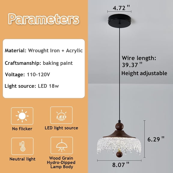 YNTVV-Mini Modern Pendant Light Kitchen Island,Adjustment Metal Chandelier Vintage Farmhouse Hanging Ceiling Light Fixture for Kitchen Hallway Porch Bedroom Coffee Shop Dining Room