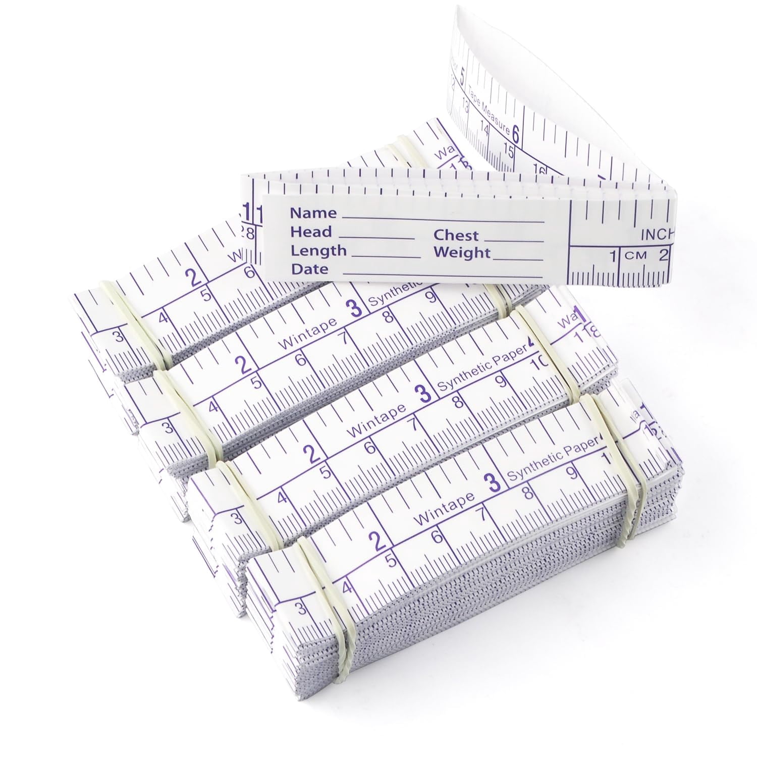 Paper Ruler Labek YNTVV-(Pack of 100) 24Inch/60CM Paper Tape Measure, Disposable Wound ...