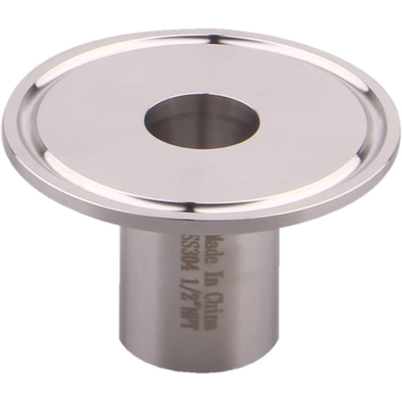 YNTVV-Sanitary Female Threaded Pipe Fitting to 2 Inch TRI CLAMP OD 64mm Ferrule (Pipe Size: 1/2" NPT 2 Inch Tri clamp)